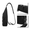Black and White Polka Dot Chest Sling Bag, One Size view 2