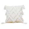 MANQILE Boho Tufted Pillow Cover with Geometric Pattern and Tassels, 1 Pc view 1