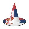 ERSDWRE Serbian Flag Halloween Witch Hat for Adults view 1