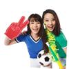 KOMBIUDA 4-Piece Colorful Plastic Cheerleading Finger Props view 2