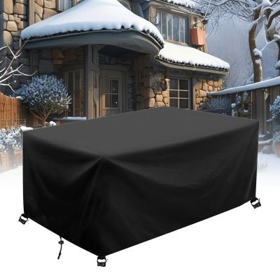 AJALGZ Waterproof Patio Furniture Cover, 100 x 85 x 65 cm, Black