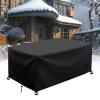 AJALGZ Waterproof Patio Furniture Cover, 100 x 85 x 65 cm, Black view 1