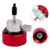 Red Vertical-Stripe Propane Tank Adapter with Leak-Proof Silicone-Oil Port view 4