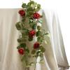HUHJYUGE 170 cm Artificial Plant, Hanging Faux Plant Garland, Artificial Leaf Plant Decor for Living Room and Kitchen (B, 1 pc) view 1