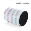 Chicago Flag PU Leather Desk Organizer with Brush and Scissors Holders view 4