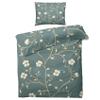 Generic Floral Bedding Set 155 x 220 cm – Country-Style Duvet Cover with 1 Pillowcase 80 x 80 cm, Soft Iron-Free Microfiber, 2-Piece Set with Zipper, Reversible Bedding, M&-1070 view 2
