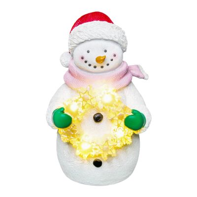 Teksome Christmas Light-Up Resin Table Decoration
