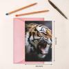 RLDOBOFE Greeting Cards with Envelopes, Half-Fold, Blank, Birthday and Thank-You Cards, A Tiger Roars, 4 x 6 in view 2