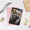 RLDOBOFE Greeting Cards with Envelopes, Half-Fold, Blank, Birthday and Thank-You Cards, A Tiger Roars, 4 x 6 in view 4