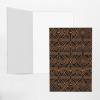 RLDOBOFE Blank Greeting Cards with Envelopes, Black and Brown Pattern, 4 x 6 in view 3
