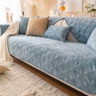 HLTQL Stretch Sofa Cover for Armless L- and U-Shaped Sofas, 2- and 3-Seaters, Waterproof, Non-Slip, #4 110 x 180 cm