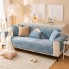 HLTQL Stretch Sofa Cover for Armless L- and U-Shaped Sofas, 2- and 3-Seaters, Waterproof, Non-Slip, #4 110 x 180 cm view 2