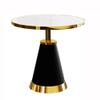 JHAISMAO Round Marble Dining Table with Pedestal Base, 70 cm, Color B view 1
