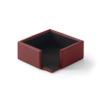 Eglooh Atena Genuine Leather Note Pad Box, Bordeaux Red view 1