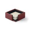 Eglooh Atena Genuine Leather Note Pad Box, Bordeaux Red view 2