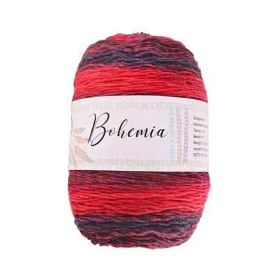 Jarsense Wool Yarn, Bohemian Yarn, 3 Skeins, Rainbow Colors