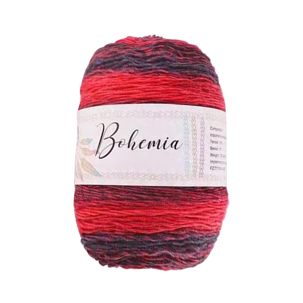 Jarsense Wool Yarn, Bohemian Yarn, 3 Skeins, Rainbow Colors