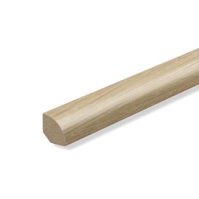 REESE | Quarter-Round Molding | Cover Strip | Finishing Strip | Baseboard | MDF Oak Wood Look | 14 x 14 mm | 1 pc.