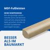 REESE | Quarter-Round Molding | Cover Strip | Finishing Strip | Baseboard | MDF Oak Wood Look | 14 x 14 mm | 1 pc. view 2