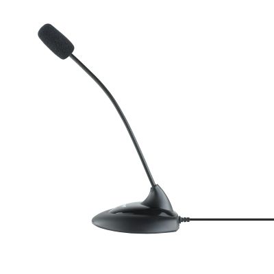 Blendend TQMM-213 Black Multimedia Microphone with Flexible Design