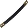 Telliswelt Set of 3 Plastic Coat Hangers with Brass End Caps, 9 cm view 4