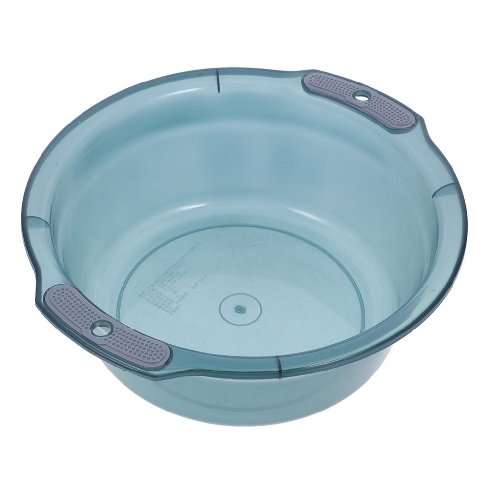 Large Plastic Wash Basin for Face and Fruit, Blue