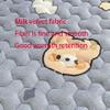 FOREPOTY Breathable Fitted Sheet, Winter Thick Quilted Milk Velvet Mattress Protector, Cartoon Print, Solid Light Pink, 150 x 200 cm (3-Piece) view 4