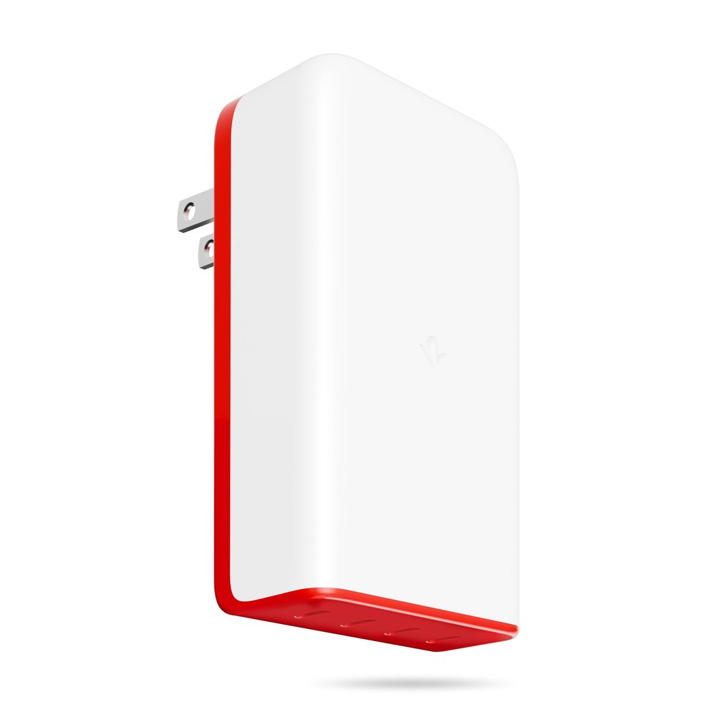 Twelve South PlugBug USB-C Charger, 120W, Fast-Charging Hub with 4 Ports for iPhone, iPad, MacBook and More, with Apple Find My Integration