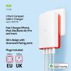 Twelve South PlugBug USB-C Charger, 120W, Fast-Charging Hub with 4 Ports for iPhone, iPad, MacBook and More, with Apple Find My Integration view 2