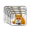 Yellow Fox 12-Inch Laptop Sleeve, Shockproof Protective Case, Black view 2