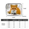 Yellow Fox 12-Inch Laptop Sleeve, Shockproof Protective Case, Black view 4