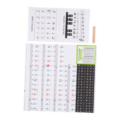 88-Key Piano Stickers Set for Beginners and Teachers