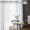 GAIFNAG Sheer Curtain, 210 x 170 cm, White, Linen Look view 4