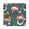 Christmas Dog Santa Hat Cloth Napkins, Set of 6 view 1