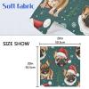Christmas Dog Santa Hat Cloth Napkins, Set of 6 view 4