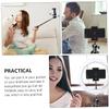 Foldable Black Plastic Smartphone Holder for Selfie Tripods view 2