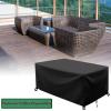 AJALGZ Waterproof 420D Oxford Rectangular Patio Furniture Cover, 180 x 150 x 75 cm view 2