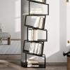 Cenz-888 Portable Corner Bookshelf, Black, S view 4