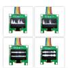 0.96-Inch OLED Stereo Music Spectrum Analyzer, Audio Level Display, 200 Hz–18 kHz, Dual-Channel (A) view 4