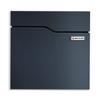 Metzler Hoffmann Anthracite Wall-Mounted Mailbox with Newspaper Compartment view 1