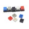 ElectronicSwitch 20-Piece Tactile Push Button Switch Cap Set, 9.2 × 9.2 mm, 6 mm Height, Blue view 1