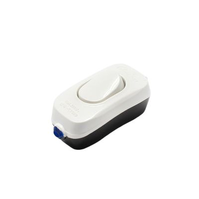 1-Piece Bed Light Cord ON/OFF Switch, Black and White