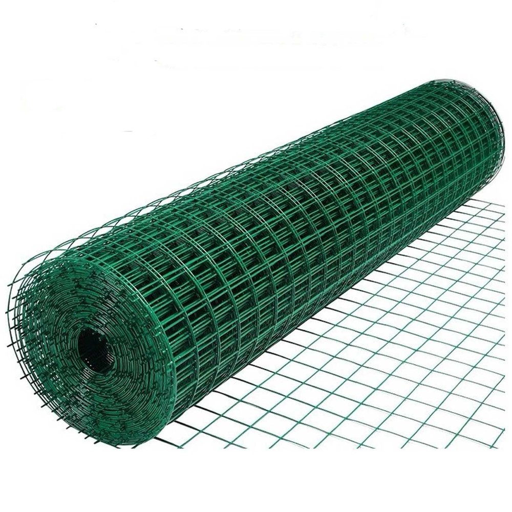 Poultry Wire Mesh Fence Roll, 6 cm Mesh, 47 x 118 in, 2.3 mm