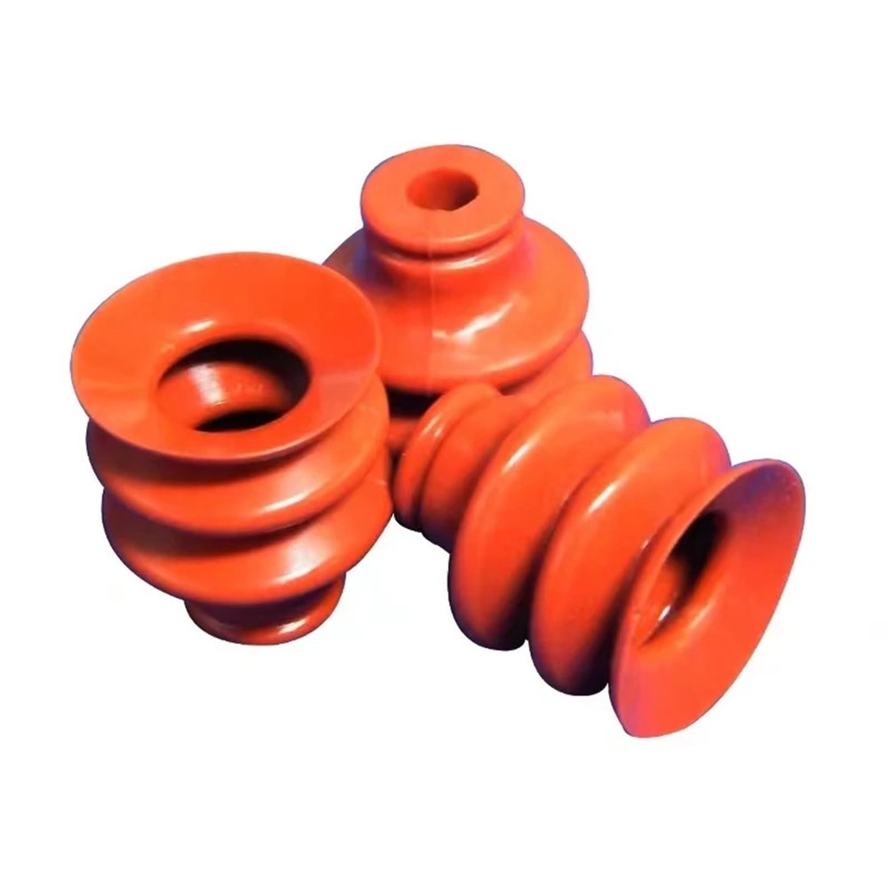 Red Silicone Suction Cup, 3 Layers, High-Temperature Resistant, lsauger, SM-Series Chuck Pad (SS-12S1)