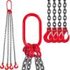 Generic 4-Leg Chain Sling, 300 cm, 4 t, with 6 mm Choker Chain and Clevis Hooks view 1