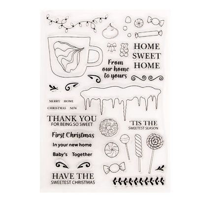 Transparent Silicone Christmas Stamp