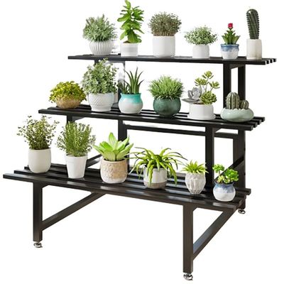 GAOCUNBING 3-Tier Metal Plant Stand, Ladder Shelf, 31.5 in