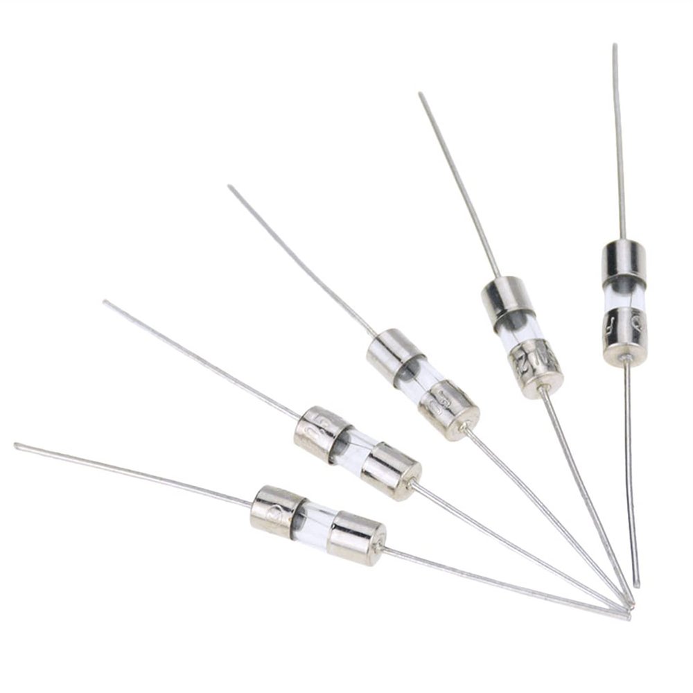 VQRINWIEL 3 x 10 mm Fast-Blow Glass Tube Fuses, 3 A, 250 V, 10-Pack