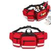 SUYUDD Empty First Aid Waist Bag with Reflective Strip view 1