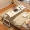 Adjustable Rolling Side Table, Medical Overbed Desk for Home and Hospital view 1